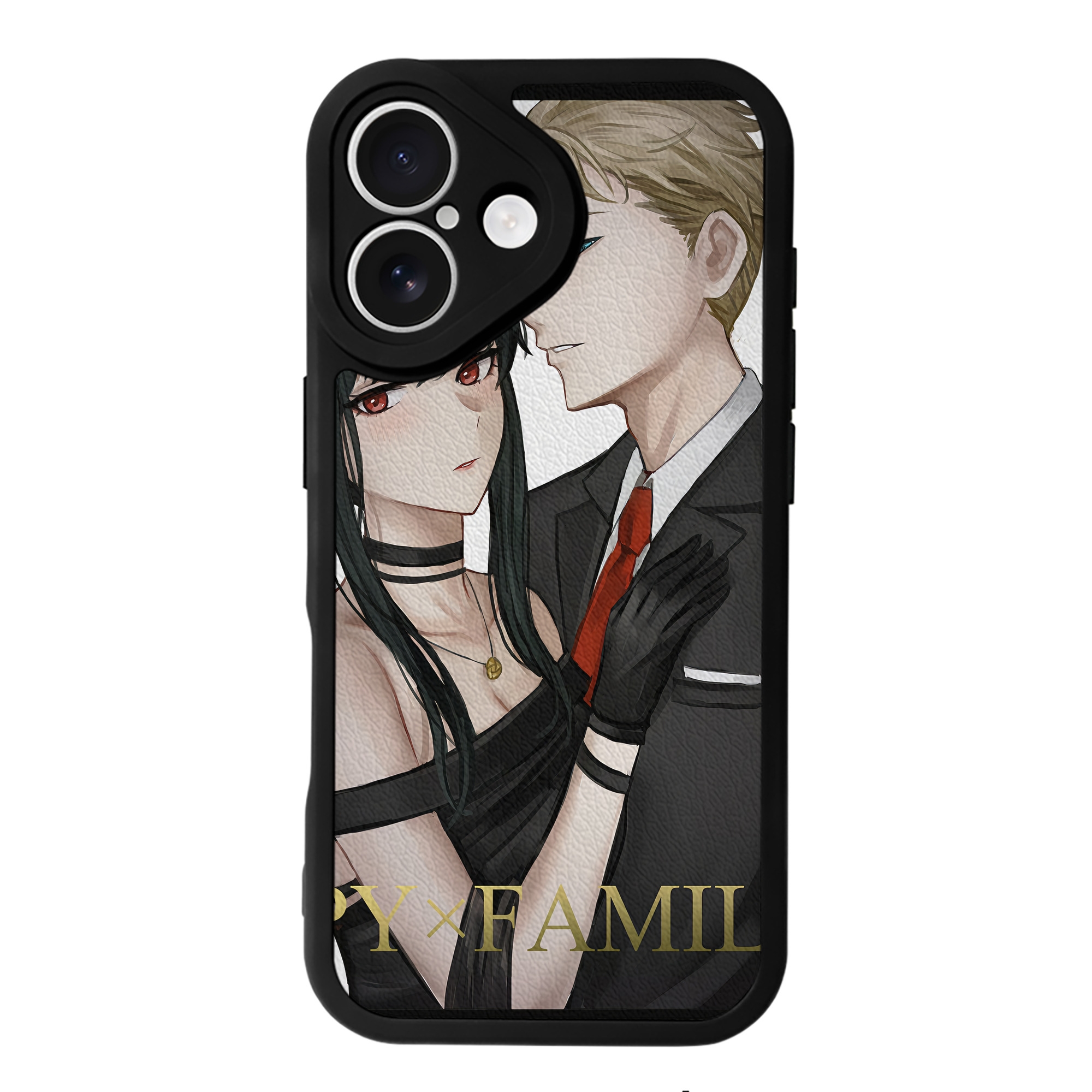 （画像用） SPY×FAMILY间谍家家酒 【iPhone 16シリーズ対応】シリコンスマホケース（レザー調） 材質：シリコン